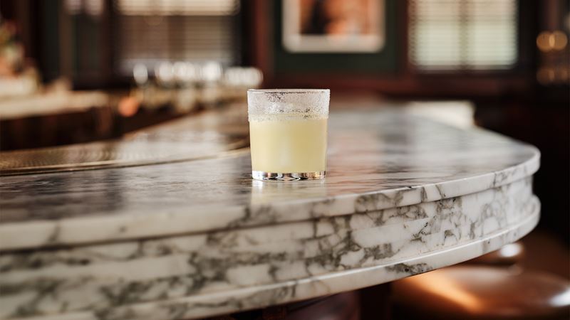 Explore the best of London's bar scene at London Cocktail Week. Image courtesy of Charlie McKay. A zesty cocktail at London Cocktail Week