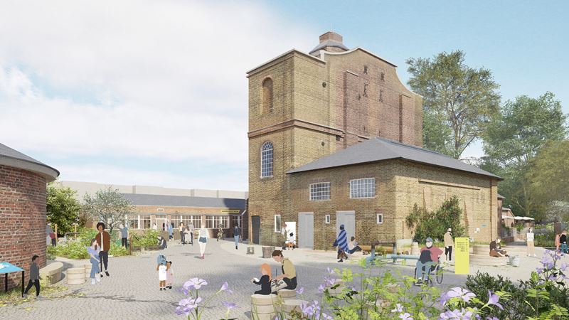 Impression - Exterior of the new Quentin Blake Centre for Illustration Image courtesy of Quentin Blake Centre for Illustration. Image credit: Nora Walter An impression of the exterior of the new Quentin Blake Centre for Illustration