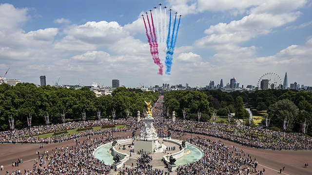 Trooping the Colour. Copyright: UK MOD Crown Copyright 2017. Bild mit Genehmigung von the Household Division.