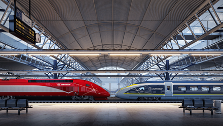 Eurostar. Image courtesy of Eurostar.