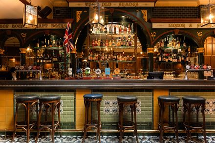 Discover The Old Shades, an iconic Victorian Grade II-listed pub in Westminster © Cynthia Rezende. Image courtesy of The Old Shades Pub.