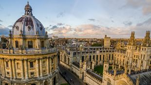 Bodleian Library rooftop at the University of Oxford