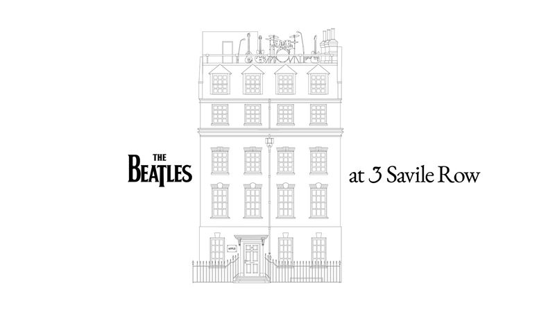 The black-and-white design of the building at 3 Savile Row is set to host a Beatles experience in 2027.