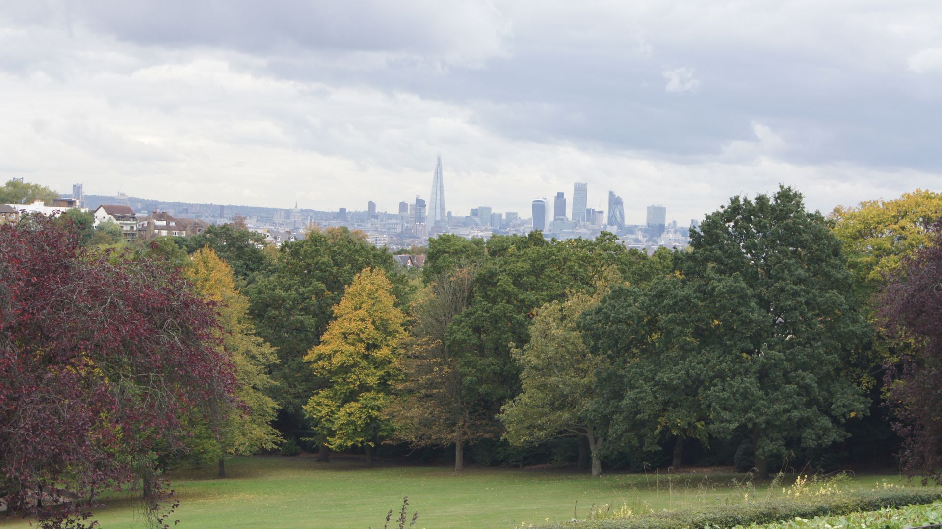 Pause for sweeping views across London’s skyline at Horniman Museum and Gardens. Image courtesy of Midas Group. Photo credit: Stewart Leather. London skyline viewed from Horniman Museum and Gardens, including The Shard.