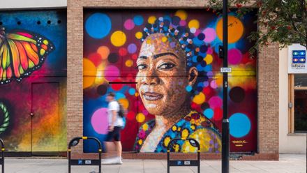 See incredible street art during the London Mural Festival. Credit: Bonzai, Otto Schade, Jimmy C. Image courtesy of Global Street Art. See incredible street art during the London Mural Festival. Credit: Bonzai, Otto Schade, Jimmy C. Image courtesy of Global Street Art.