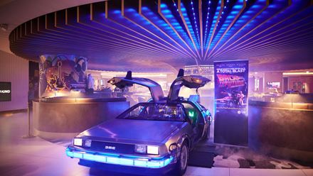 Visit before June 2025 to see the DeLorean at the Back to the Future afternoon tea at the Cumberland Hotel! Image courtesy of W Communications.