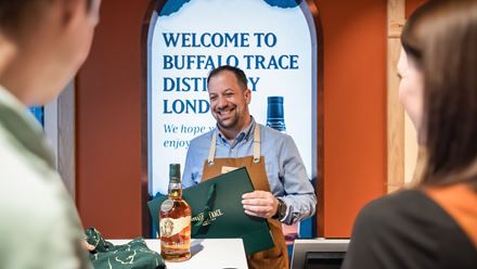 Be sure to stop by the shop at the Buffalo Trace Distillery. Image courtesy of Golden Tours