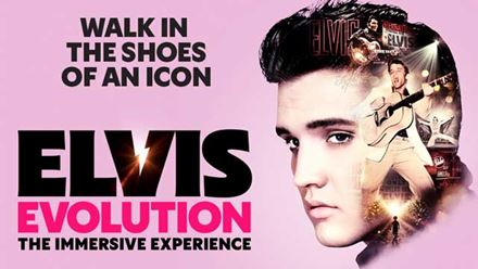 Relive Elvis Presley’s iconic milestones at Elvis Evolution: The Immersive Experience. Image courtesy of SEE Tickets.
