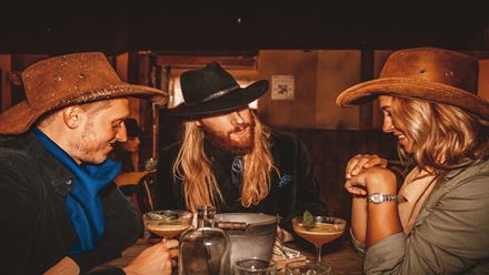 Smuggle in a bottle of liquor to show Clyde Cassidy you have what it takes to join his smuggling gang. Image courtesy of Golden Tours.