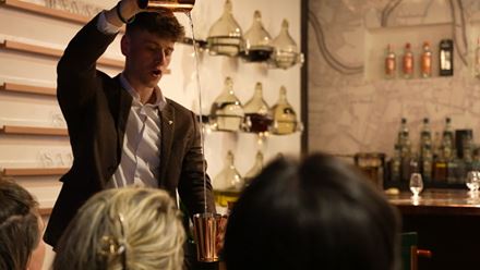 Join a guided gin tasting and distillery tour at Sipsmith in London, featuring live demonstrations from expert hosts. Image courtesy of Golden Tours.