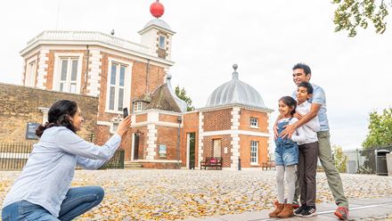 Familienspaß im Royal Observatory, Greenwich. Bild mit Genehmigung des Royal Observatory, Greenwich.