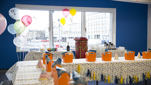 Celebrate a birthday party in the Postal Museum London. Image courtesy of the Postal Museum