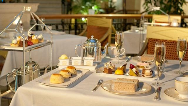 Afternoon tea at The Landmark Hotel. Image courtesy of The Landmark Hotel.