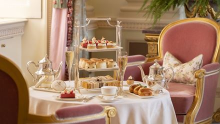 Indulge in afternoon in the luxurious setting of William Kent House. Image courtesy of The Ritz London.