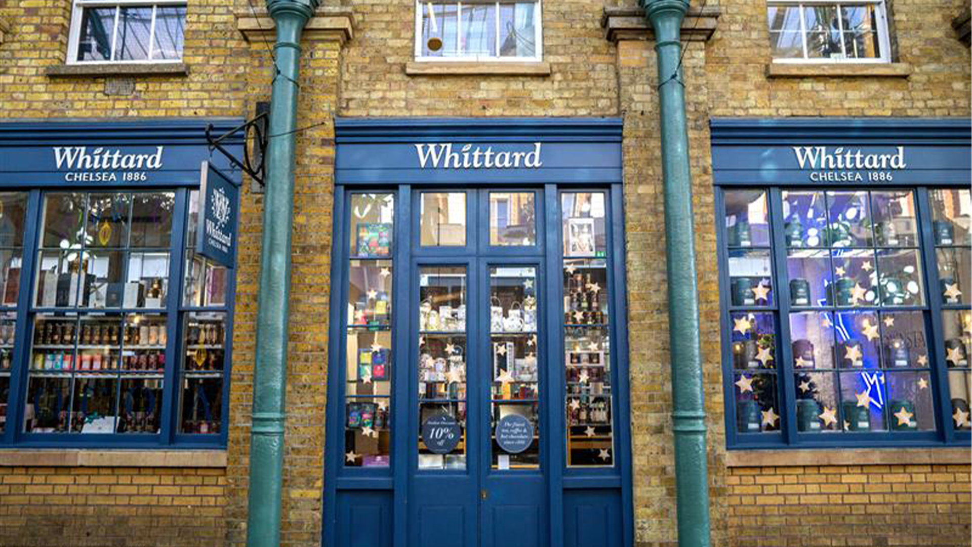 The exterior of Whittard's Covent Garden