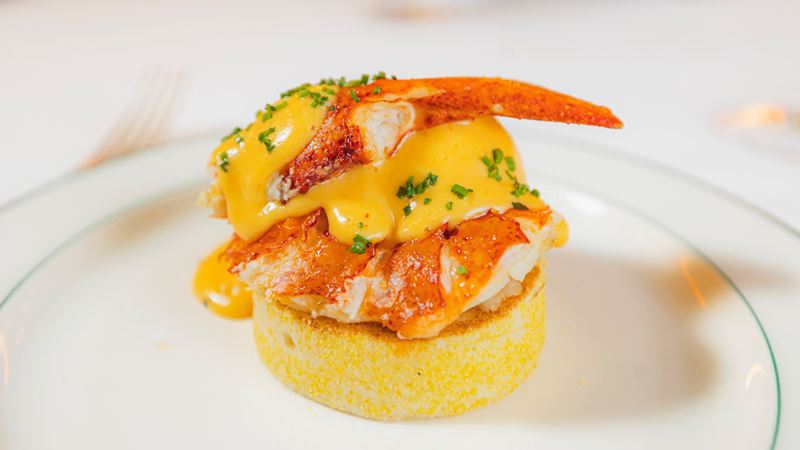 Savour decadent breakfast dishes at Smith and Wollensky. Credit: Smith and Wollensky. Image courtesy of Smith and Wollensky. A photo of a lobster benedict at Smith and Wollensky
