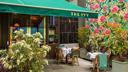 Step inside The Ivy Soho Brasserie to enjoy a delicious meal in colourful surroundings. Credit: The Ivy Collection. Image courtesy of The Ivy Collection.