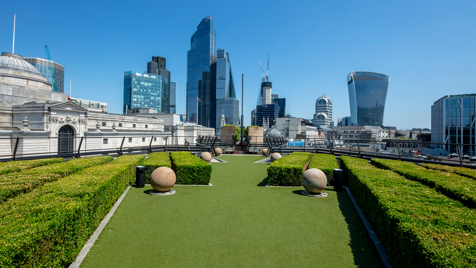 View from Coq d'Argent rooftop bar