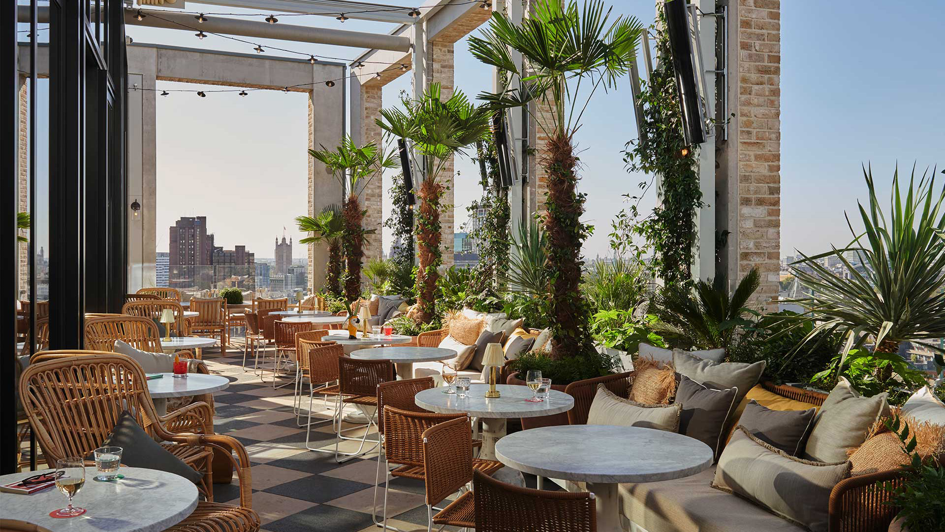 The Seabird rooftop terrace.