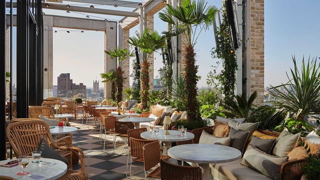 The Seabird rooftop terrace.
