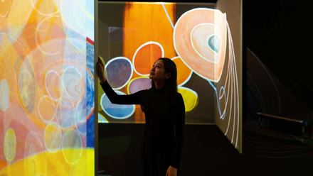 Discover art from a whole new perspective at FRAMELESS, where visitors can wander through larger-than-life digital masterpieces. Image courtesy of FRAMELESS.