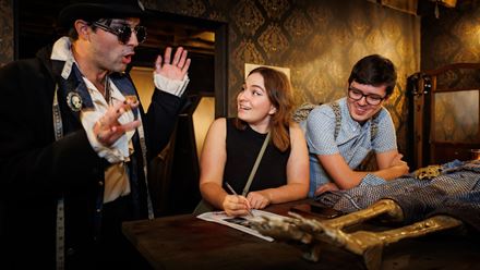 Meet quirky characters and take part in exciting immersive missions. © Golden Tours/Alistair Veryard Photography.