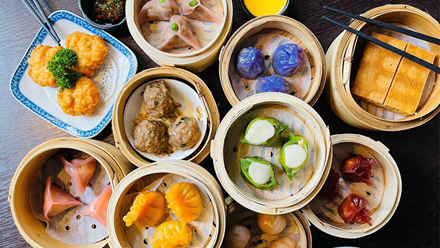Tuck into an array of delicious dim sum at Plum Valley. Credit: Plum Valley. Image courtesy of Plum Valley.
