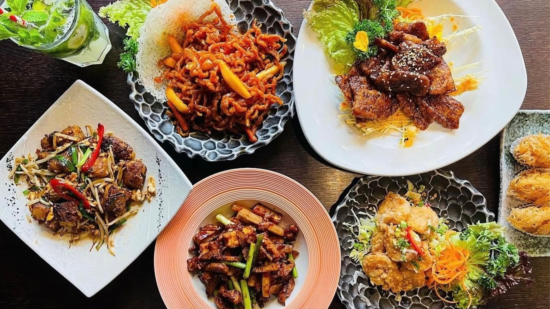 An assortment of Cantonese dishes at Plum Valley