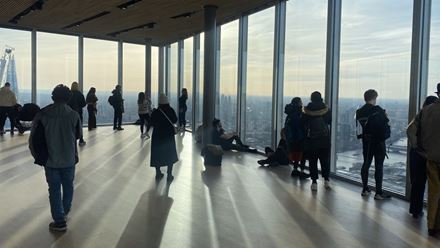 The Lookout is a hidden gem in the City of London that's completely free to visit. Credit: Gwyn Richards. Image courtesy of The City of London.