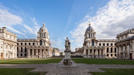 Old Royal Naval College, Greenwich. Image courtesy of London & Partners. Photo credit: Jon Reid.