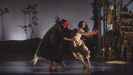 Past productions at Sadler's Wells East include Liv Lorent's Snow White. Credit: Lolo Penri. Image courtesy of Sadler's Wells East.
