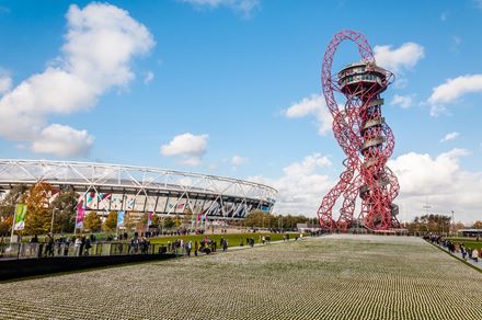 Explore art and nature in Stratford's Queen Elizabeth Olympic Park. Credit: Shutterstock. Image courtesy of Shutterstock.