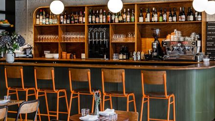 Take a seat at the bar and order a glass of natural wine. Credit: Pasero. Image courtesy of Pasero.