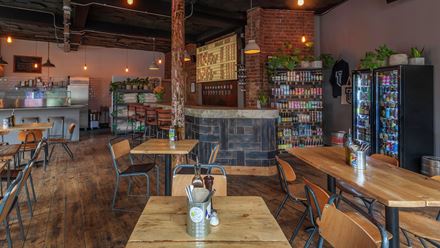 Pizzas are served from 12pm to 10pm, just walk in and find a table. Credit: True Craft. Image courtesy of True Craft.
