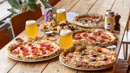 Choose from a range of delicious sourdough pizzas at True Craft in Tottenham. Credit: True Craft. Image courtesy of True Craft.