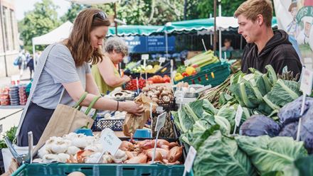 Find fresh produce in Walthamstow. Credit: Lloyd Park Market. Image courtesy of Lloyd Park Market.
