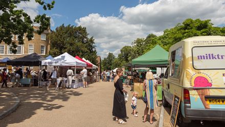 Discover this lovely weekend market in Walthamstow. Credit: Lloyd Park Market. Image courtesy of Lloyd Park Market.
