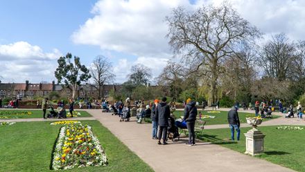 Lloyd Park in Walthamstow is home to the William Morris Gallery, gorgeous gardens and sports facilities. Credit: Shutterstock. Image courtesy of Shutterstock.