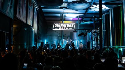 Enjoy a beer and live music at Signature Brew on the Blackhorse Beer Mile. Credit: Signature Brew. Image courtesy of Signature Brew.