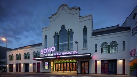 Catch a show at Walthamstow Soho Theatre. Credit: David Levene. Image courtesy of David Levene.