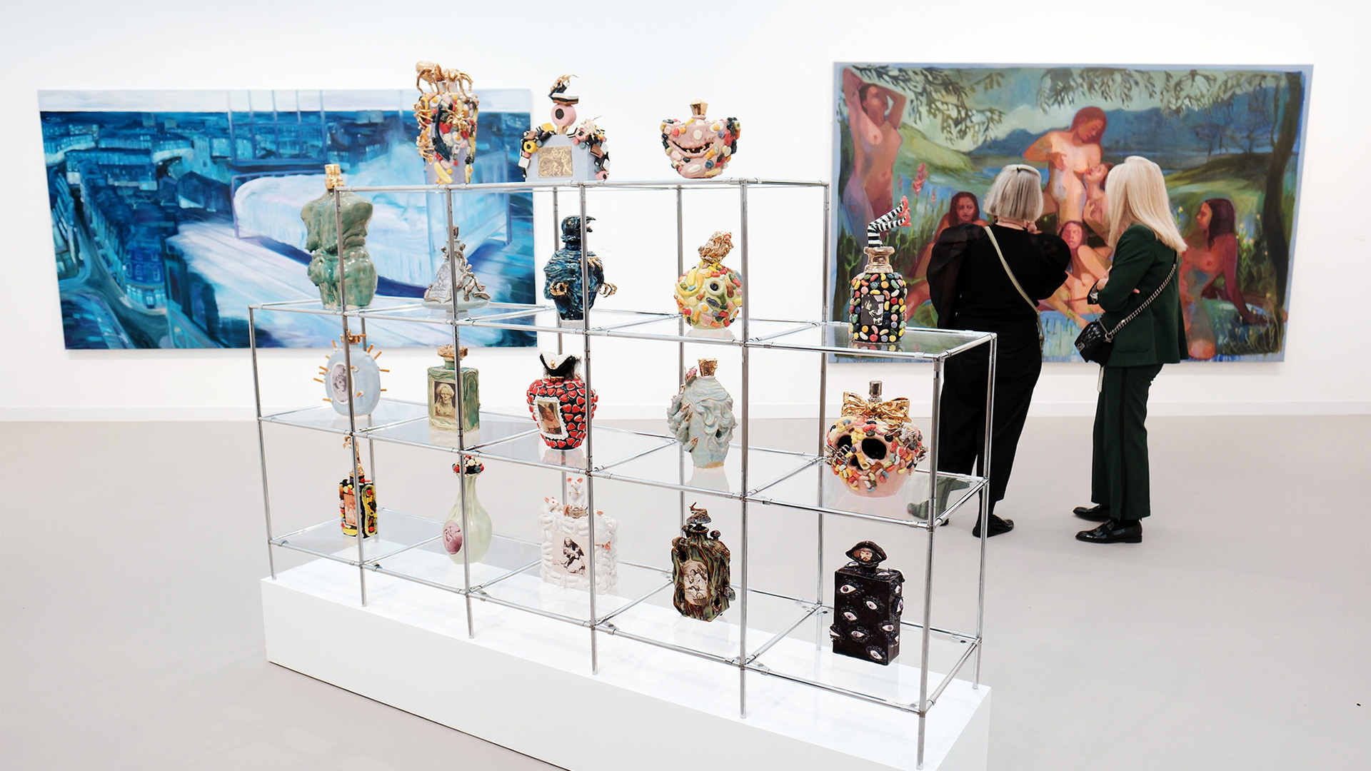 Artworks and sculptures at Frieze 2024