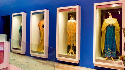 Delve into historic dress and contemporary design at the Fashion and Textile Museum. Image courtesy of the Fashion and Textile Museum.