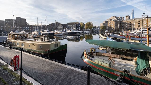 Boats at St Katharine Docks
