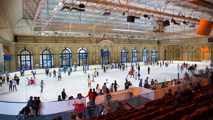 Ice skating at Alexandra Palace. Credit: Sandra Sorensen. Image courtesy of Alexandra Palace.