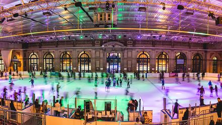 Ice skating at Alexandra Palace. Image courtesy of Alexandra Palace.