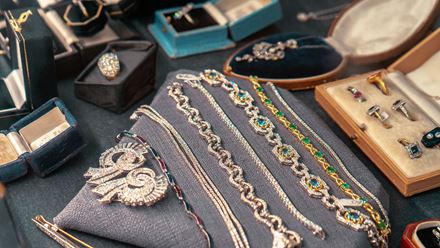 A selection of jewellery. Credit: Alfie's Antiques. Image courtesy of Alfie's Antiques.