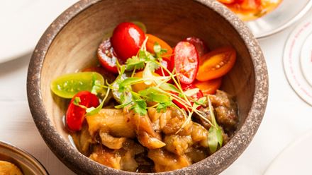 A dish of food at Belly Bistro. Image courtesy of Amy Williams Consultancy.