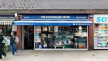 The shop front. Image courtesy of Bookseller Crow.