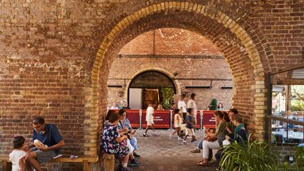 A brick archway. Image courtesy of ING Media.