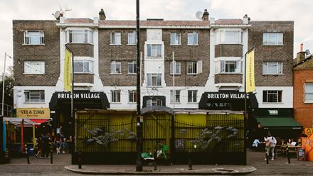 The entrance to Brixton Village. Image courtesy of LONDONSUPER.